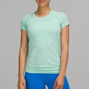 Mint Lululemon Short Sleeve Swiftly Tech
